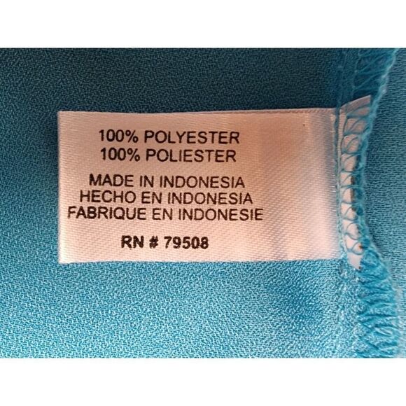 Violet + Claire Sky blue Tank Top Blouse Shirt Sleeveless Overlay Size XL - Picture 6 of 7